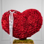 Heart Red Rose Luxury