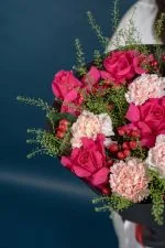 Berry Blossom Hand Tied Bouquet - Image 6