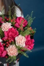 Berry Blossom Hand Tied Bouquet - Image 7