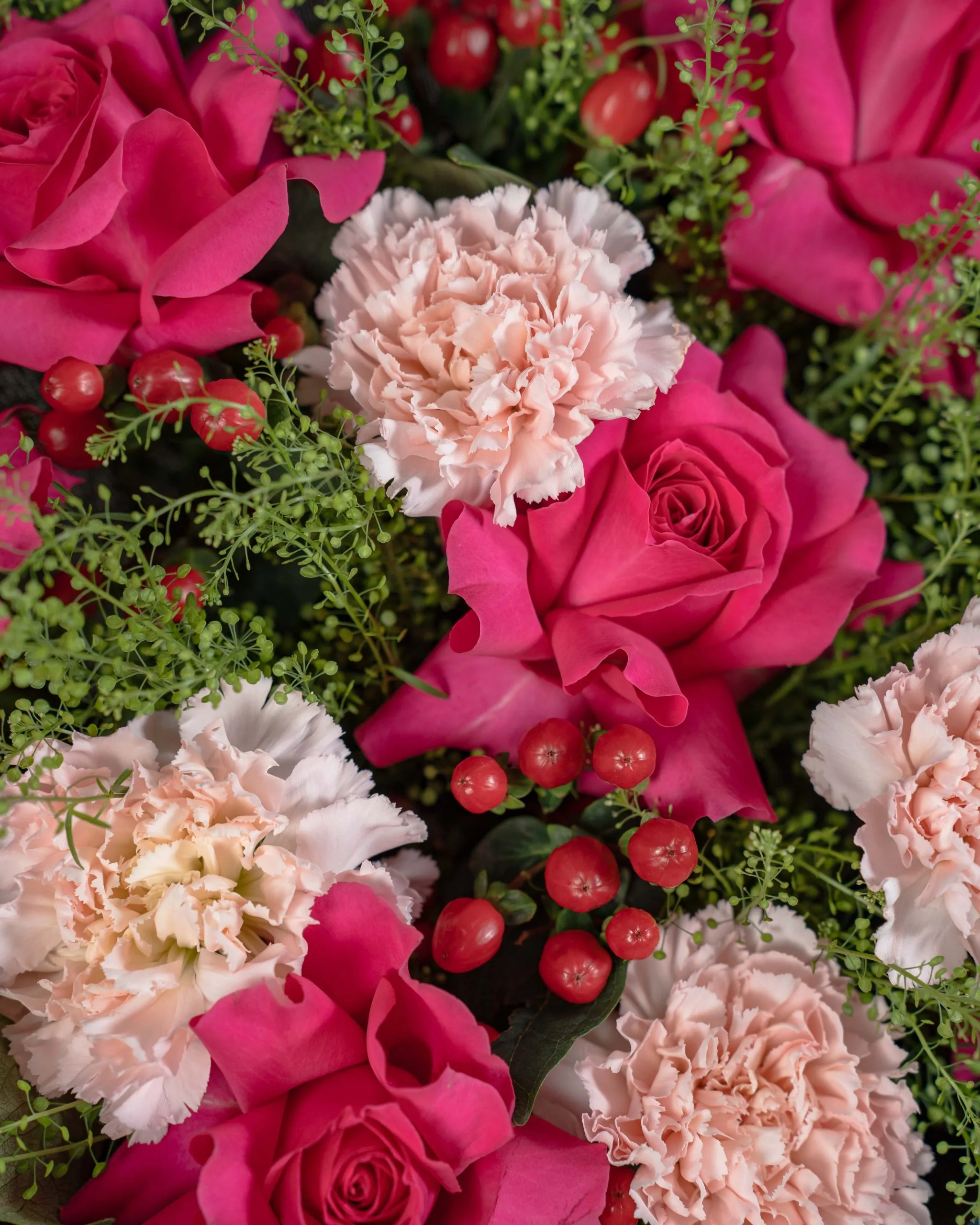 Berry Blossom Hand Tied Bouquet - Image 8
