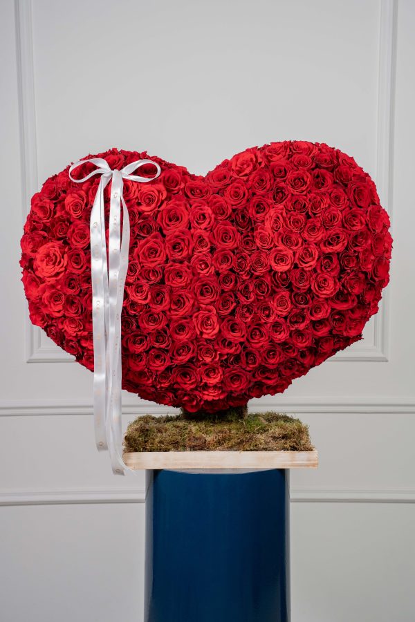 Heart Red Rose Luxury