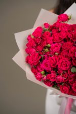 Spray Rose Fuchsia - Image 2