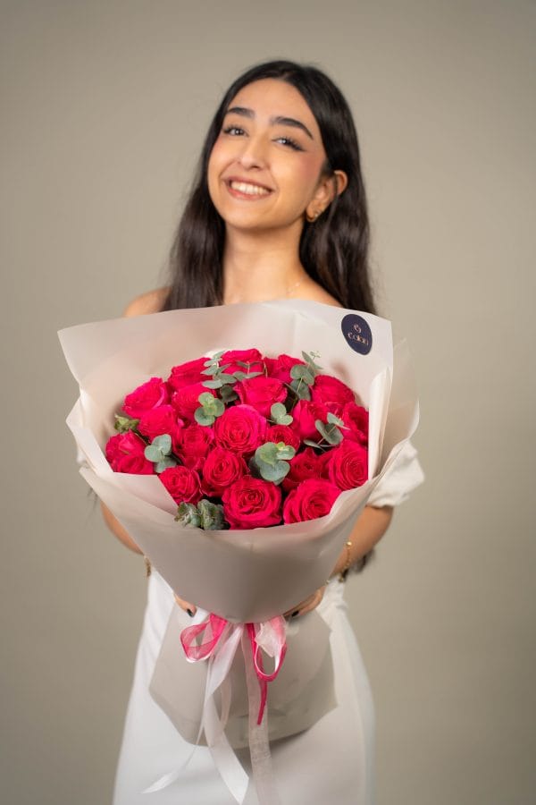Pink Floyd Rose Bloom Bouquet