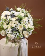 Frosted Elegance with Vase - Image 3