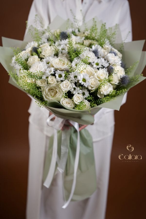 Frosted Elegance Floral Bouquet