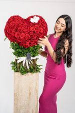 3D Heart Affection with Orchids