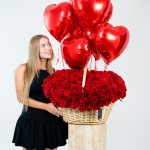 Red Love Perfection with Balloons