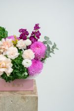 Pastel Peach Floral Box Arrangement - Image 3