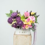 Mauvelyn Purple Floral Box Arrangement