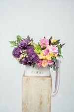 Mauvelyn Purple Floral Box Arrangement