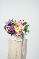 Mauvelyn Purple Floral Box Arrangement - Image 5