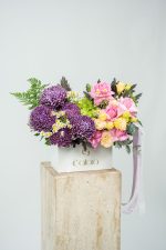 Mauvelyn Purple Floral Box Arrangement - Image 4