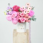 Pink Pasta Symphony Floral Box Arrangement