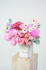 Pink Pasta Symphony Floral Box Arrangement - Image 5