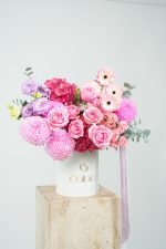 Pink Pasta Symphony Floral Box Arrangement - Image 4