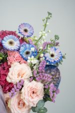 Celestial Deep Purple Bloom Floral Box Arrangement - Image 3