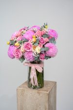 Pink Delight Vase Arrangement - Image 5