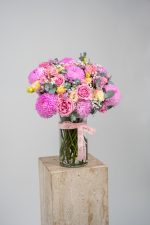 Pink Delight Vase Arrangement - Image 4