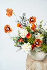 Autumn Amber Vase Arrangement - Image 2