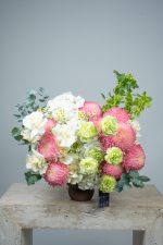 Velvet Ruby Floral Vase Arrangement