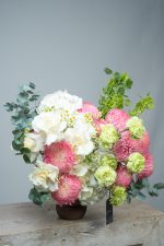 Velvet Ruby Floral Vase Arrangement - Image 4