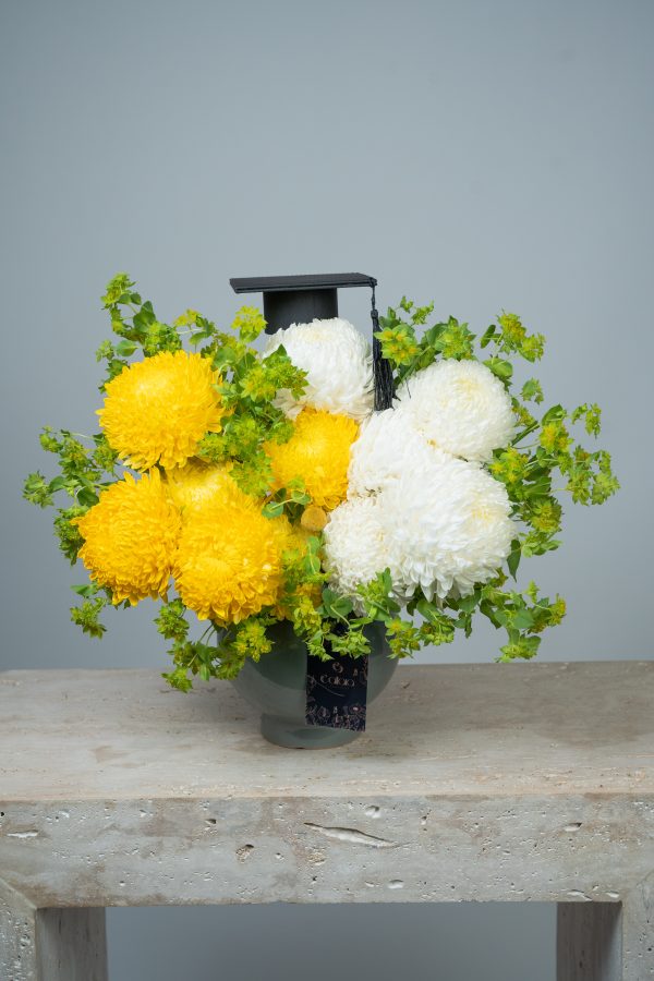 Lemon Meringue Graduation Arrangement