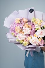 Enchanted Pastel floral Bouquet - Image 4
