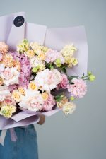 Enchanted Pastel floral Bouquet - Image 3