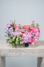 Blossom of Grace Acrylic Tray Arrangement
