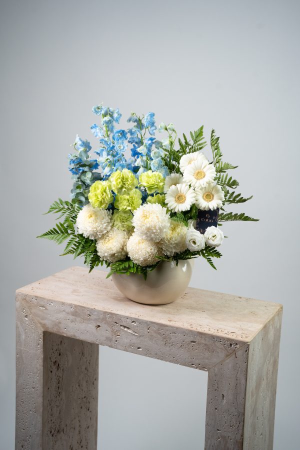 Summer Sky Symphony Floral Vase Arrangement