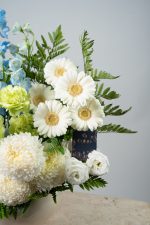 Summer Sky Symphony Floral Vase Arrangement - Image 3