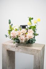 Graduation Elegance Acrylic Tray Arrangement
