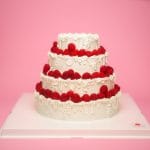 Raspberry Tier Cake