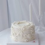 Ivory Baroque Cake