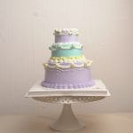 Pastel Vintage Tier Cake