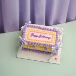 Pastel Birthday Ribbon Cake