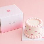 Pink Heart Sprinkle Cake