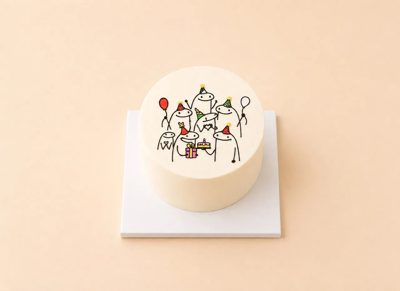 Birthday Party Crew Cake - Image 1